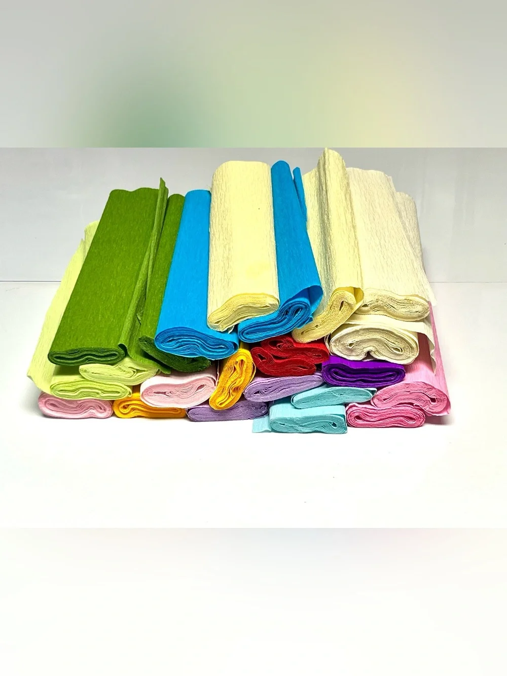 5/25 Crepe Paper Craft Rolls Floral Wire Tape Assorted Colors